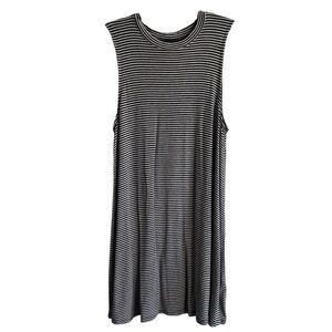 Sweet wanderer stripped navy mini dress